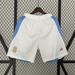 Pantalón Corto Argentina Blanco 2024
